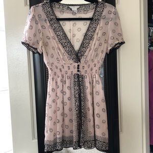 Sheer & Lace Babydoll Top